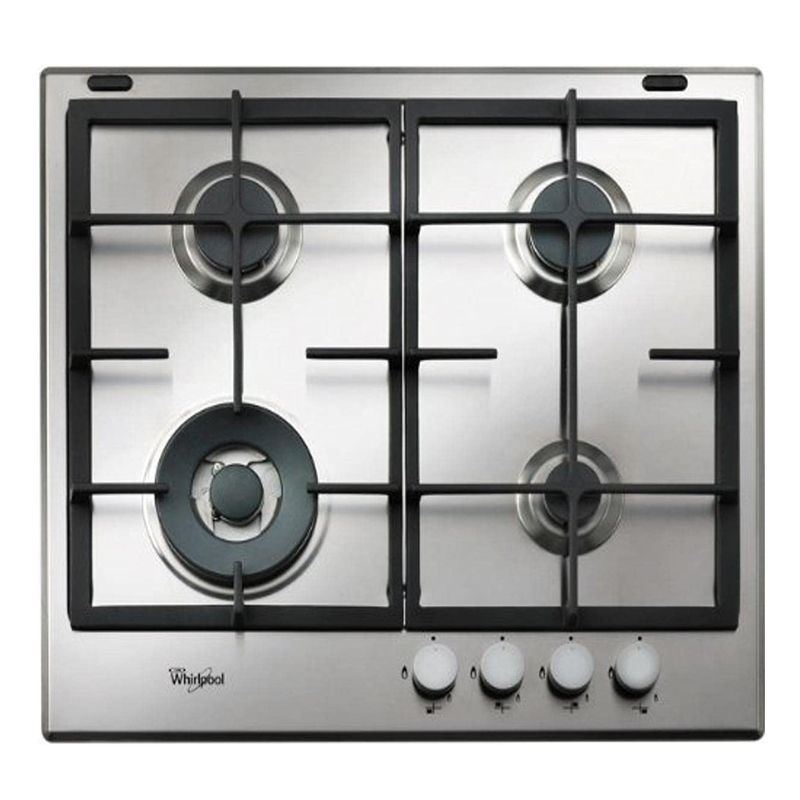WHIRLPOOL GMA 6422/IX – Plaque de cuisson gaz 4 feux inox 60 cm