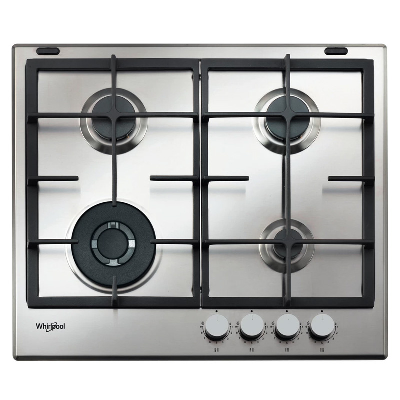 WHIRLPOOL GMAL 6422/IXL – Plaque de cuisson gaz 4 feux inox iXelium 60 cm