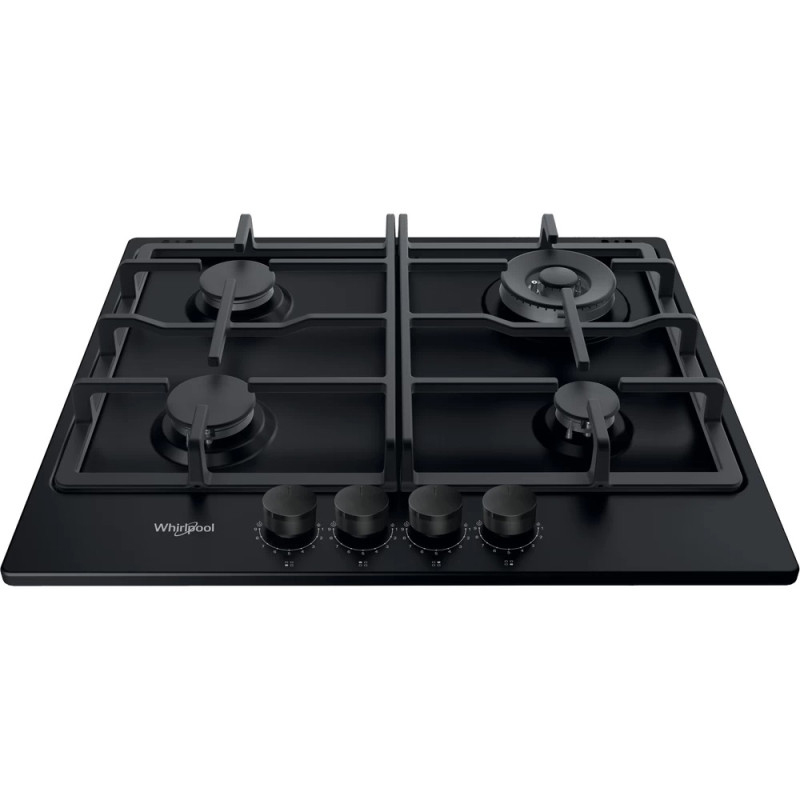 WHIRLPOOL TKRL 661 NB – Plaque de cuisson gaz 4 feux anthracite 60 cm
