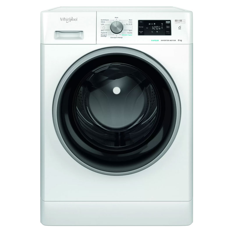 Lave-linge Whirlpool 8 Kg 1200 Tr/min Blanc – FFWB 8248 WBS V NA