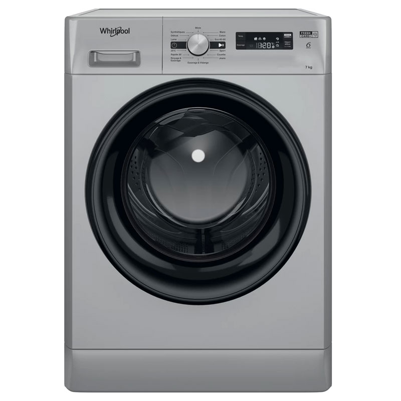 Lave-linge Whirlpool 7 Kg 1200 Tr/min Silver – FFWS 7235 SB NA